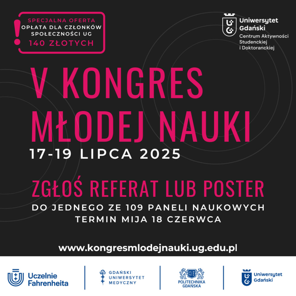 V Kongres Młodej Nauki - plakat
